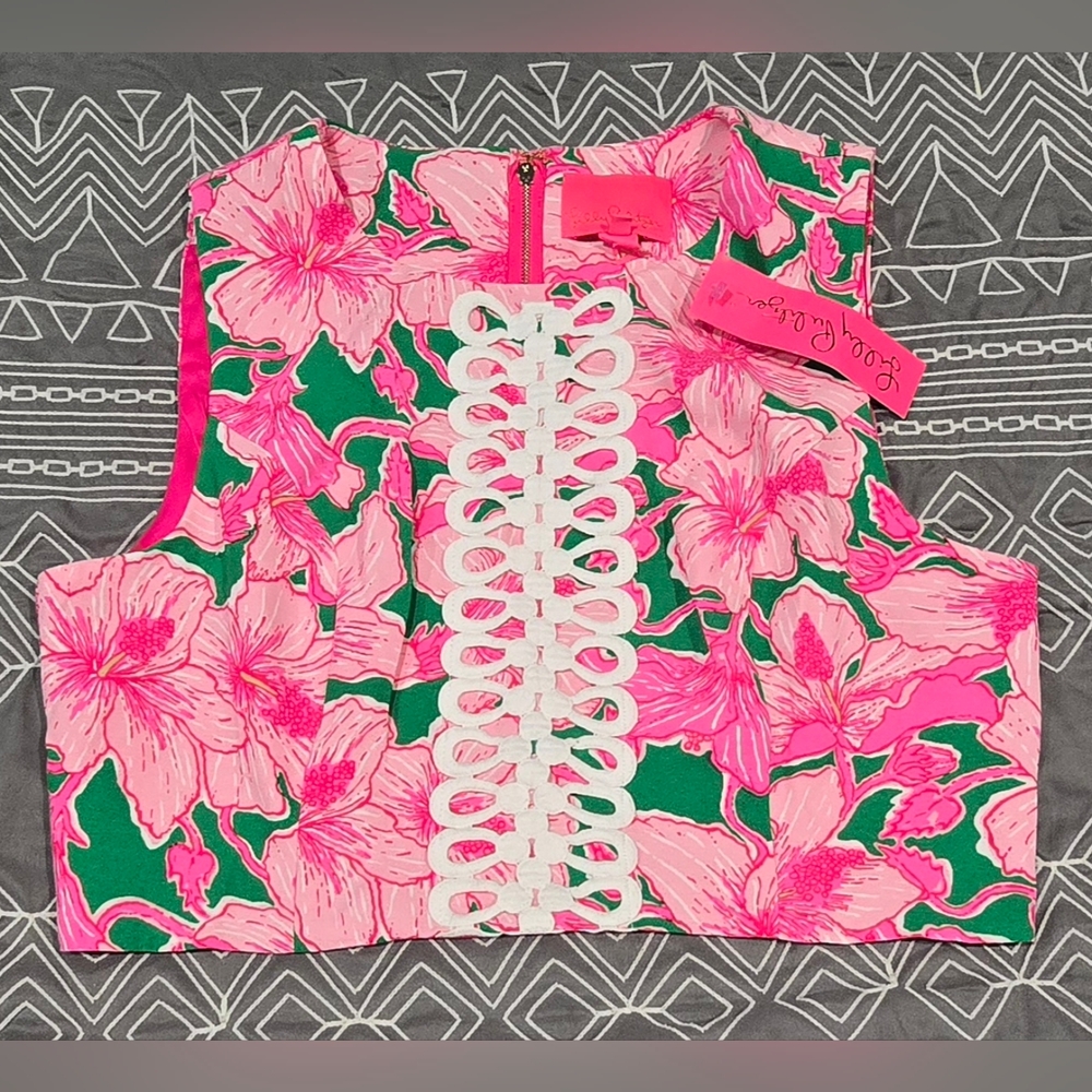 Lilly Pulitzer Leif Maxi Set In Hibis Kiss Size 12 NWT - Picture 7 of 13